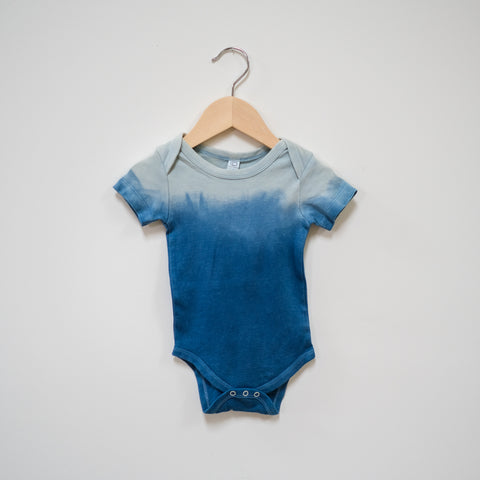 Naturally Dyed Short Sleeve Onesie