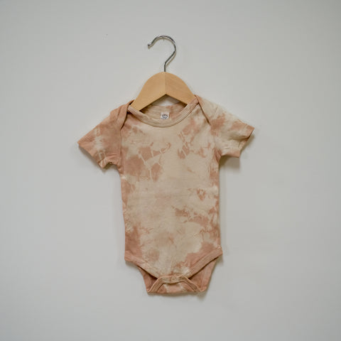 Naturally Dyed Short Sleeve Onesie