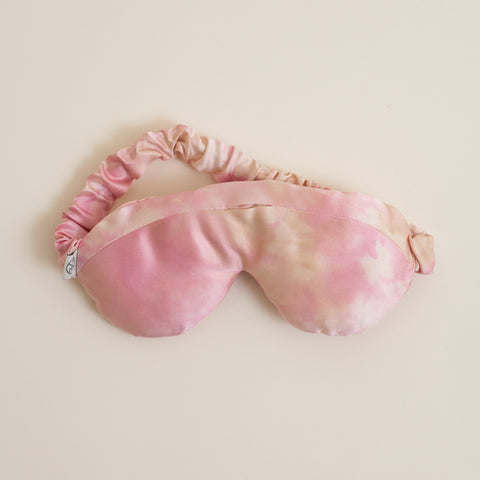 Sunset Pink Mulberry Silk Sleep Mask
